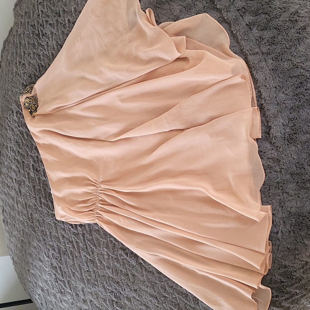 Vintage one shoulder formal dress